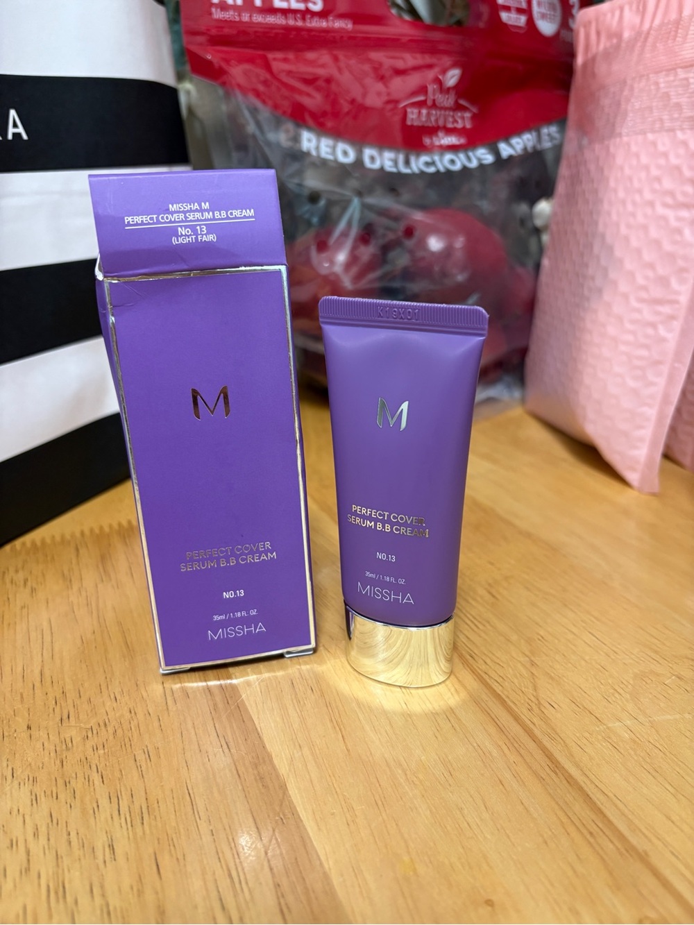 Missha M Perfect Cover Serum B.B Cream No13 (light fair) full Sz 1.18oz, BNIB